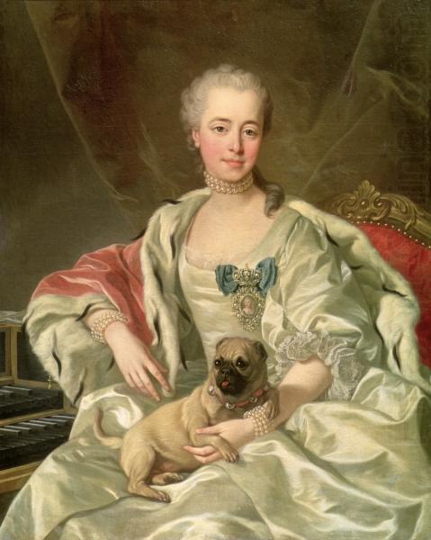 Louis Michel van Loo Portrait of Princess Ekaterina Dmitrievna Golitsyna oil painting picture
